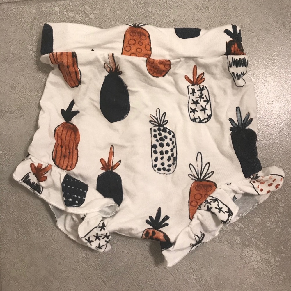 Spearmint Love Ruffle Baby Bloomers